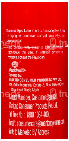 Manforce Epic Strawberry Flavour Lube 60Ml